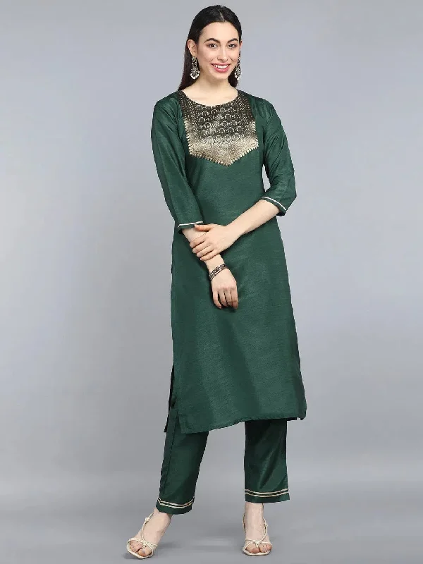 Ahika Poly Silk Printed Kurta Pant Dupatta-PKSET1108A_3XL