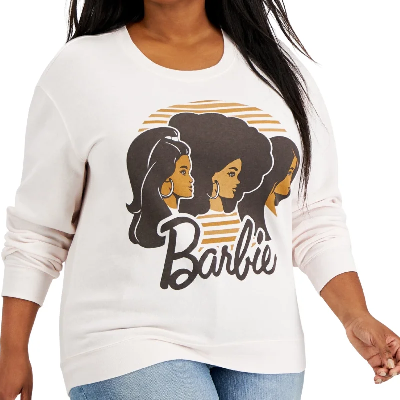 LOVE TRIBE -  Trendy Plus Size Barbie Sweatshirt