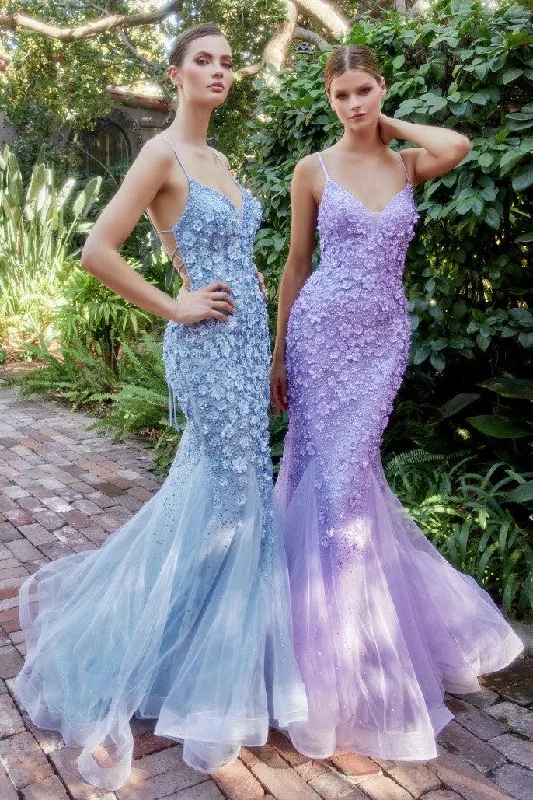 Andrea & Leo A1201 Mermaid Floral Prom Dress