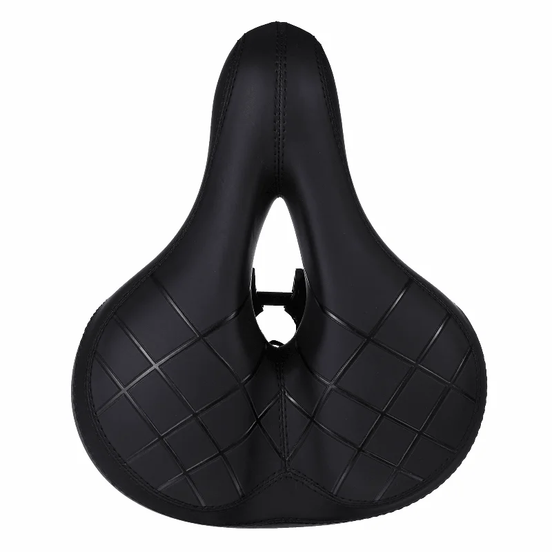 Bike Seat Cushion Oversized Comfortable Universal Shock Absorbing Bicycle Saddle with Wrench Protection Cover