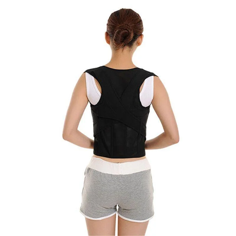 Plus Size Posture Corrector Hunchbacked Support Breathable Correction Belt Oversize Lumbar Brace