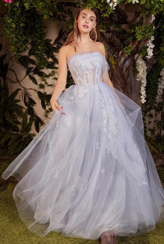 Andrea & Leo A1050 Strapless A Line Tulle Ball Gown