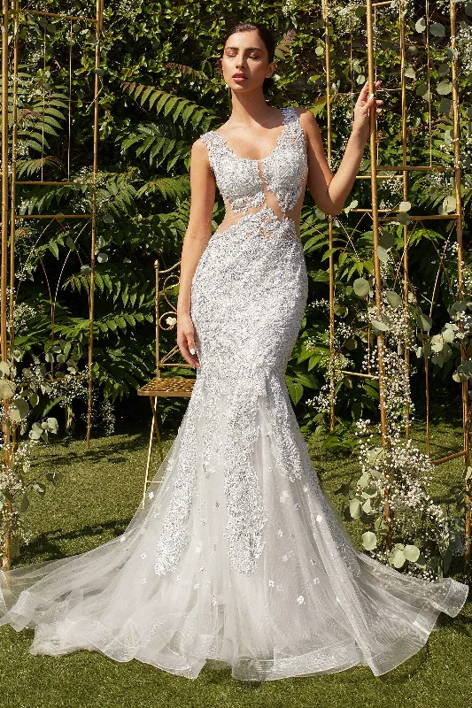 Cinderella Divine CD5232 Long Formal Wedding Dress