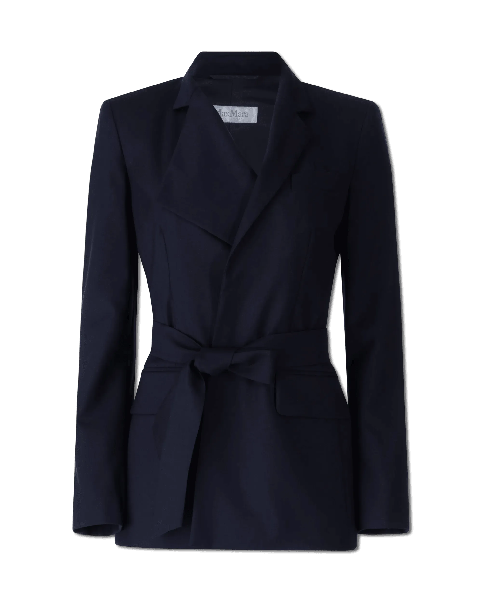 Belluno Wool Belted Blazer