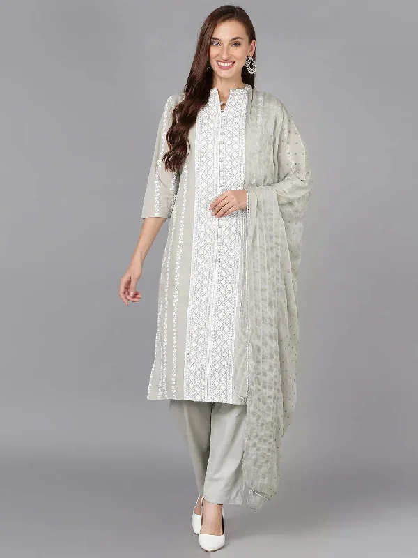 Ahika Women Silk Blend Embroidered Ethnic Kurta-PKSKD1863A_S