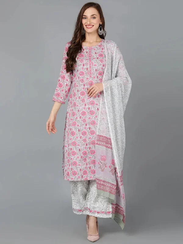 Ahika Women Poly Crepe Floral Printed Kurta-PKSKD1020A_XS