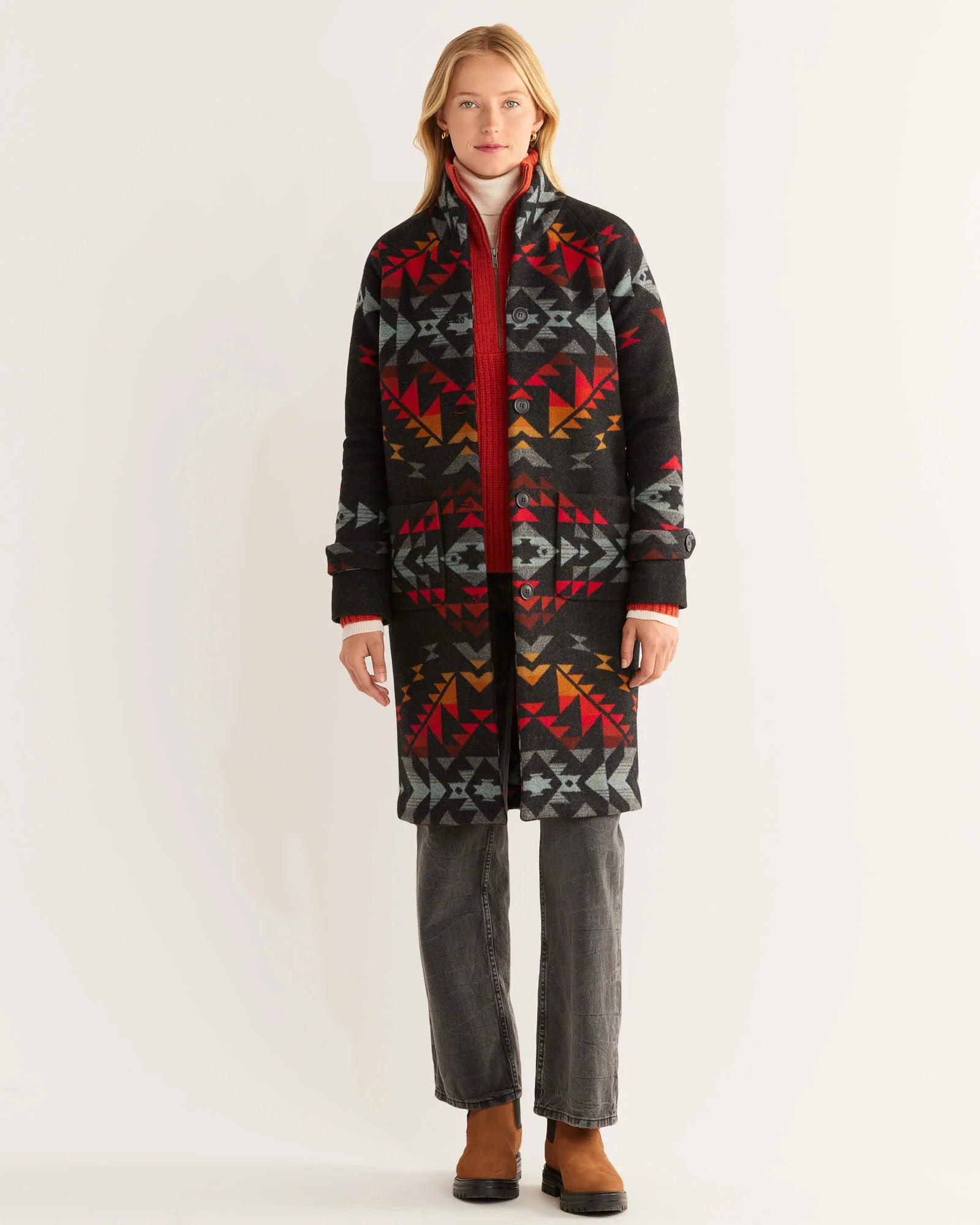 Pendleton Women's Bridge Creek Archive Blanket Coat