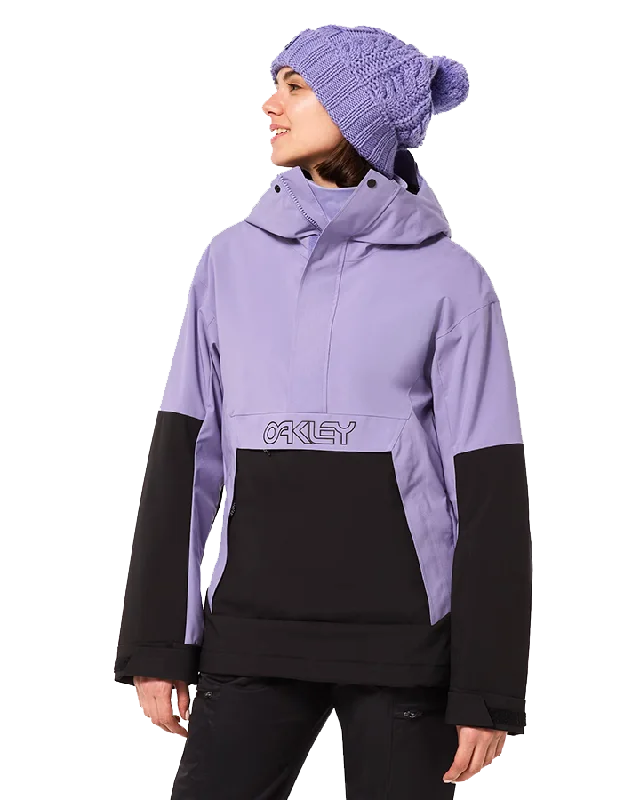 Oakley Women's Tnp Tbt Insulated Anorak - Blackout/New Lilac