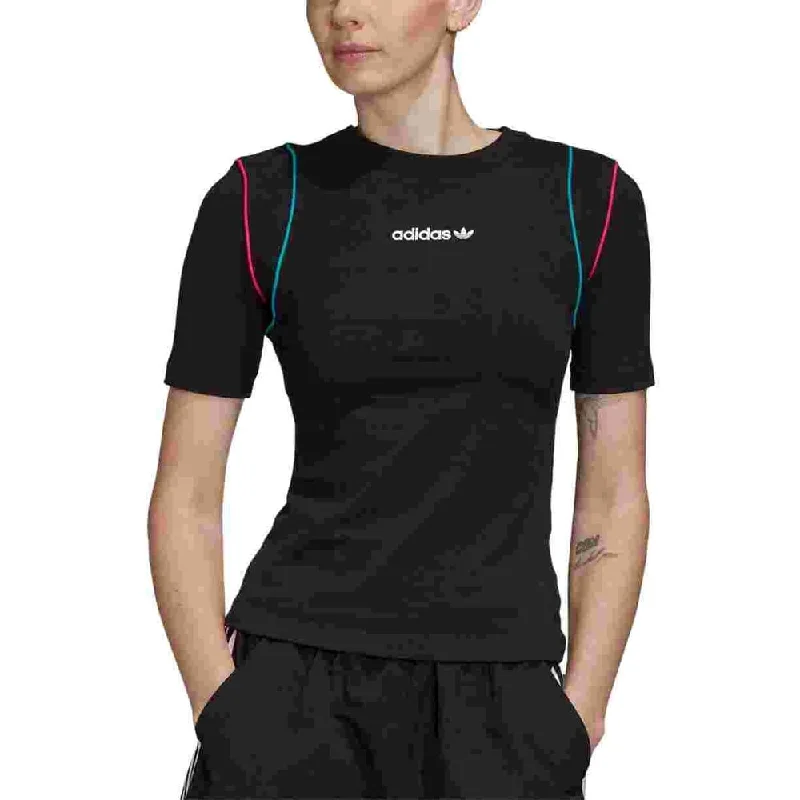 Adidas Originals Women's Slim Tshirt Black Size Xx-Small