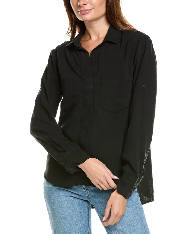 Bella Dahl Split Back Button-Down Shirt