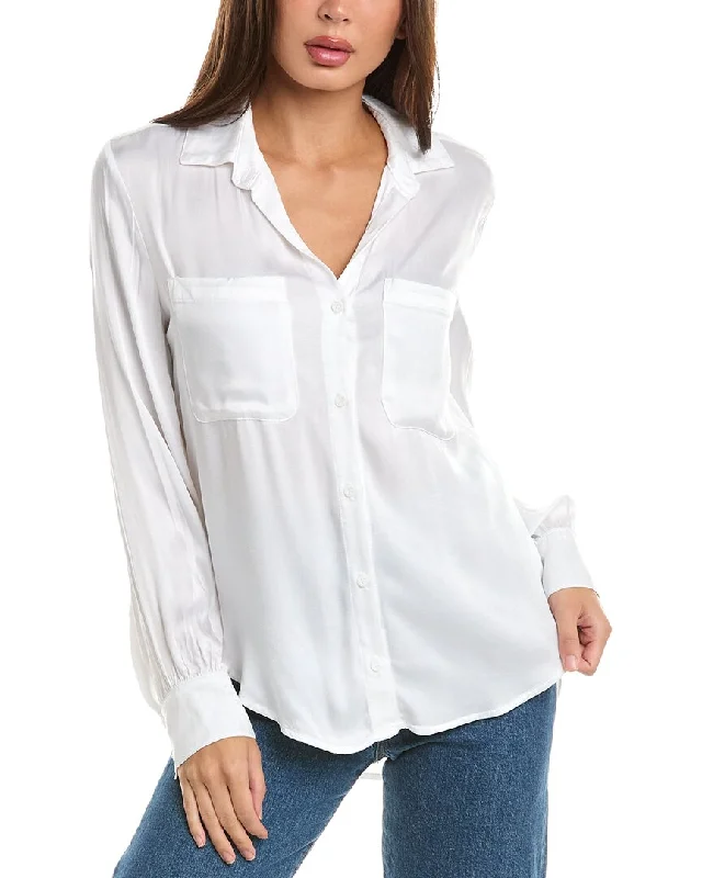 Bella Dahl Two Pocket Bishop Sleeve Shirt