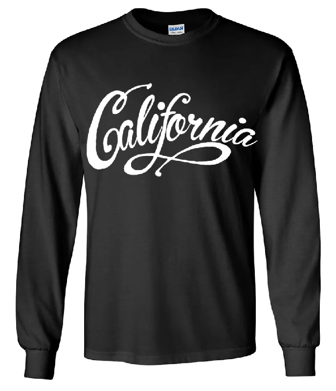 California Beach Script Long Sleeve Shirt