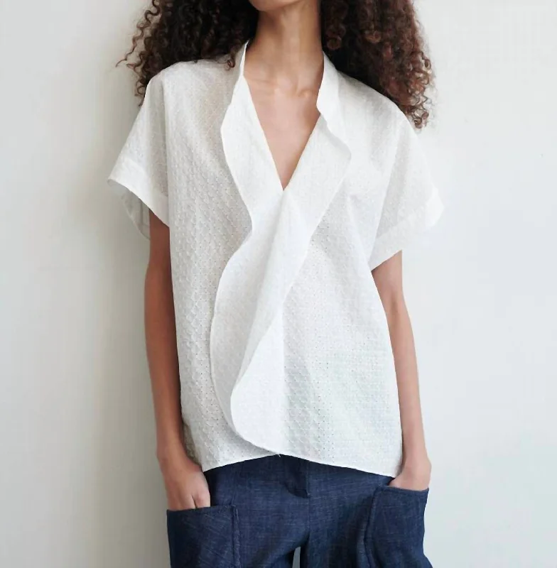 Fin Gaban Shirt In Chalk