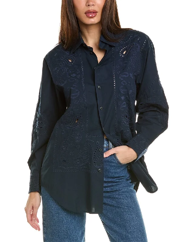 rag & bone Vivian Embroidered Shirt