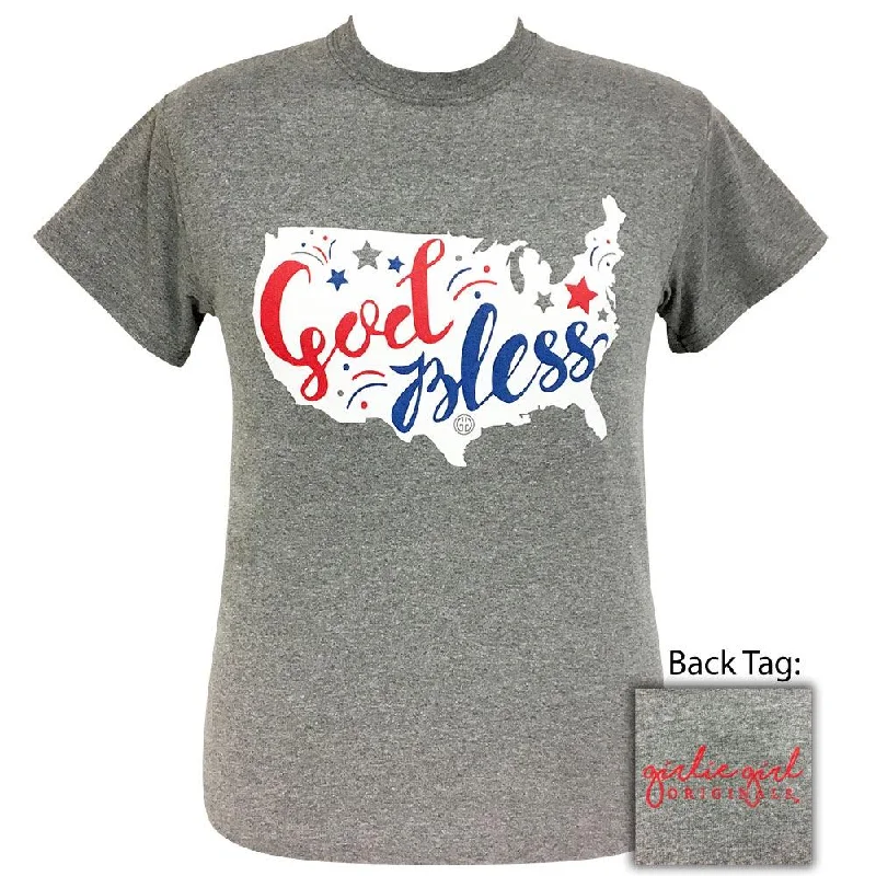 God Bless America-Graphite Heather SS-2082