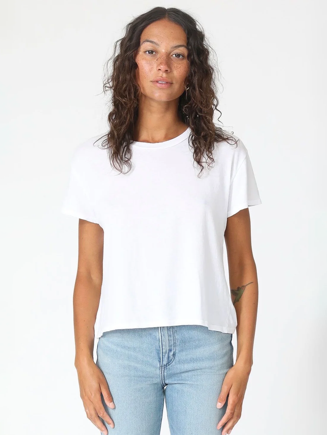 Harley Short Sleeve Crew Neck Tee - White