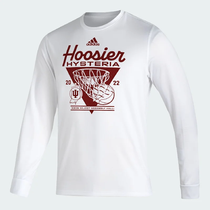 Indiana Hoosiers Adidas Hoosier Hysteria Long Sleeve T-Shirt