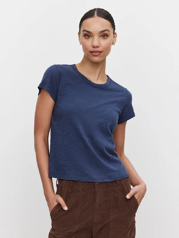 Marie Originals Round Neck Short Sleeve - Bluechip