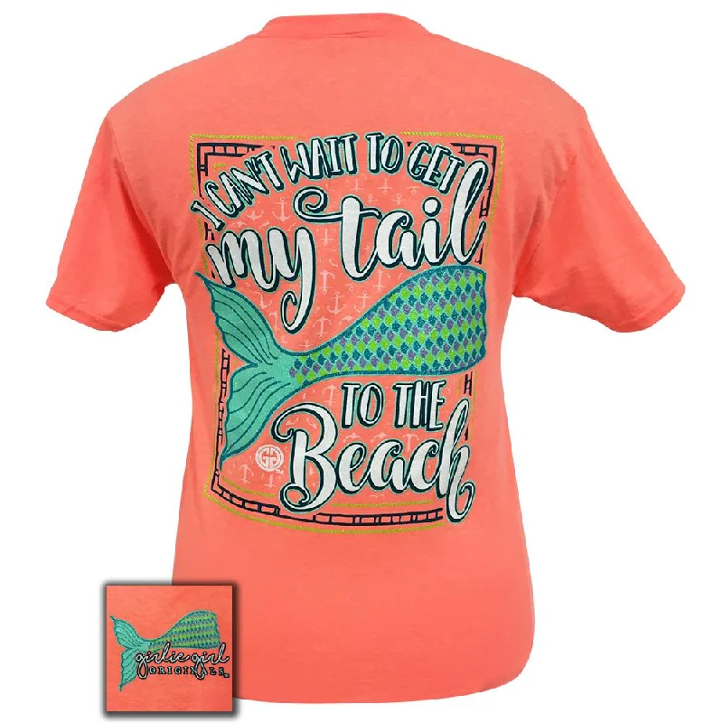 Mermaid Tail-Retro Heather Coral SS-1551