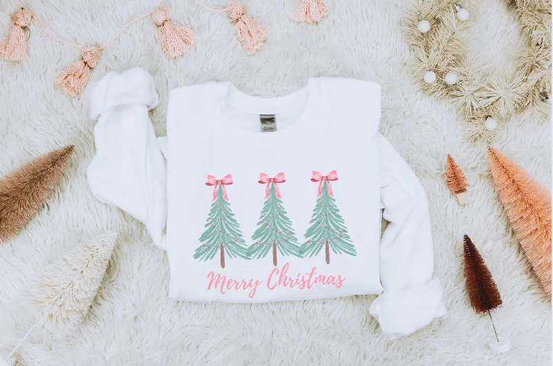 Merry Christmas Coquette Sweatshirt