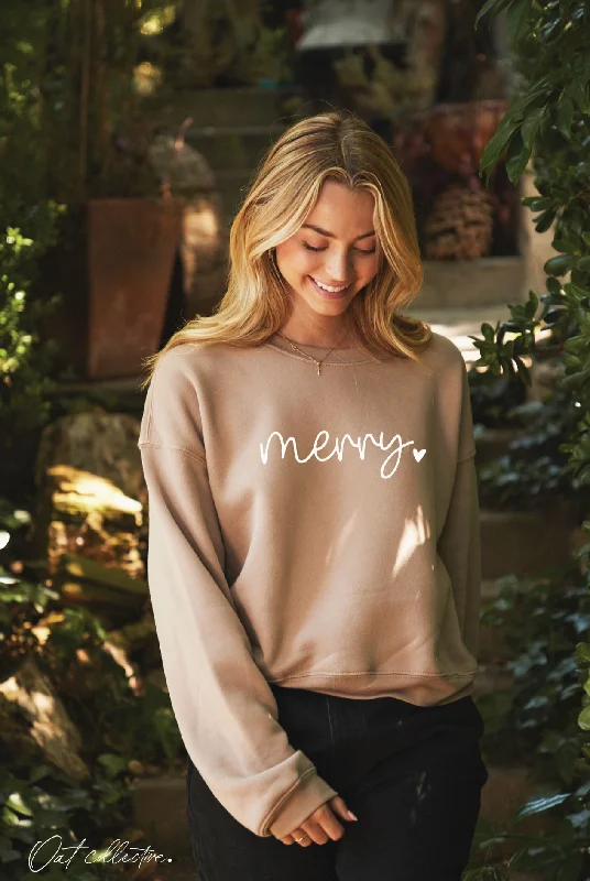 Merry Heart Mid Graphic Sweatshirt