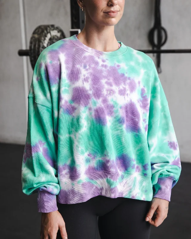 MVP Oversized Sweater - Cockatoo-Tie Dye