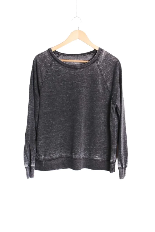 Women's Long Sleeve Rib Cuff & Hem Sweatshirt