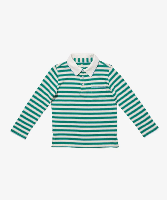 Parker Polo, Foliage Rugby Stripe