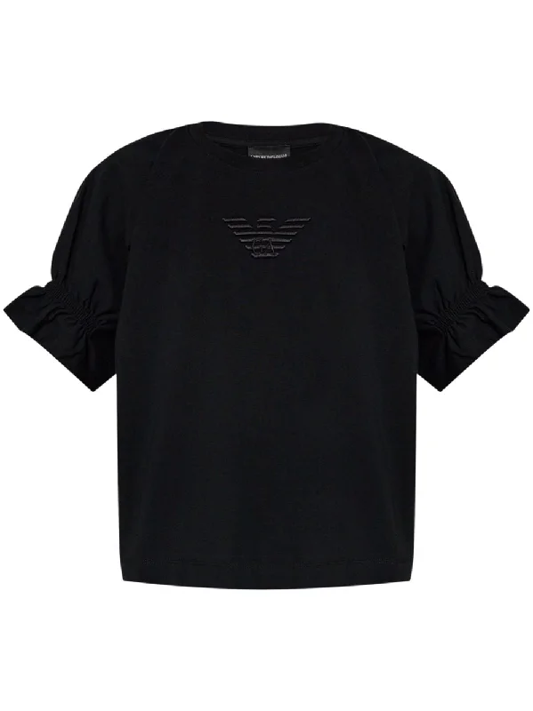 Emporio Armani Women's T-Shirts And Polos Black