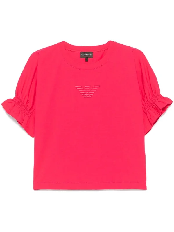 Emporio Armani Women's T-Shirts And Polos Red