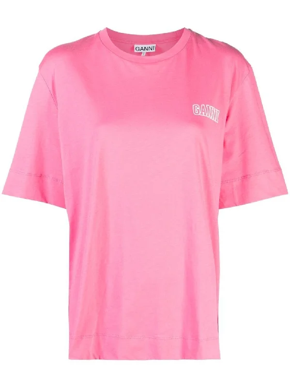 Ganni Women's T-Shirts And Polos Pink